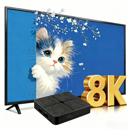 Next-Generation Strong 8K Smart Set-Top Box, Enjoy HD FDH 8K Ultra 12 Months Quality Control Home Entertainment Strongly Recommend Smart ITV Box for Europe USA Germany Austria Netherlands Poland