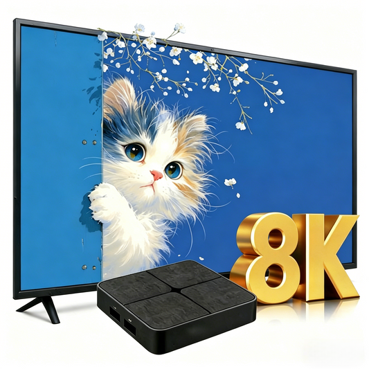 Next-Generation Strong 8K Smart Set-Top Box, Enjoy HD FDH 8K Ultra 12 Months Quality Control Home Entertainment Strongly Recommend Smart ITV Box for Europe USA Germany Austria Netherlands Poland